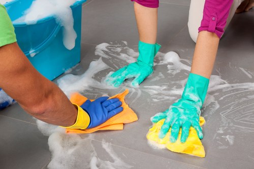 Preparation checklist and cleaning tools for stain removal appointment