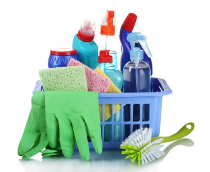 Local cleaners preparing a flat for handover in N10